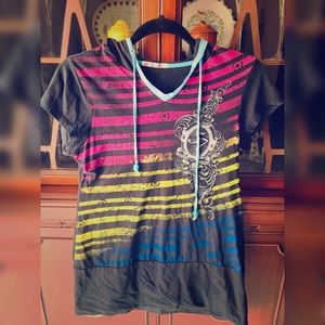 Crissa (L) • Hooded Blouse